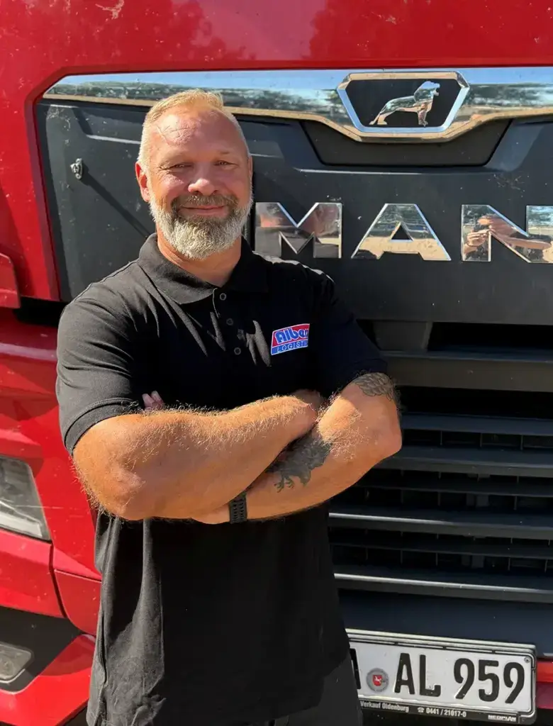 Ronny Zander, Lagerleitung bei Alber Logistik mit einem Zitat